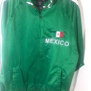 Mexico team soccer track jacket size XL